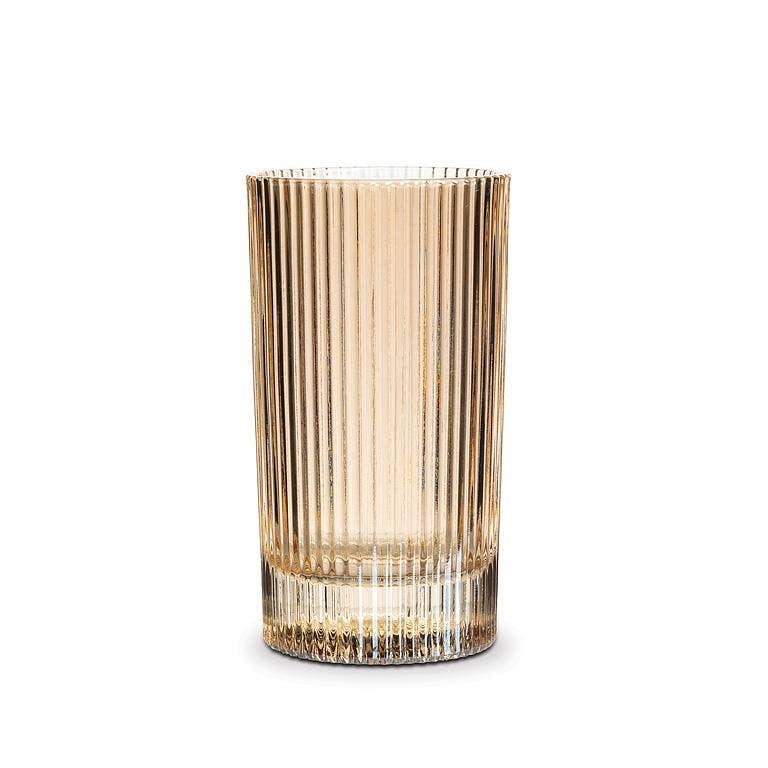 Optic Amber Hiball Glass