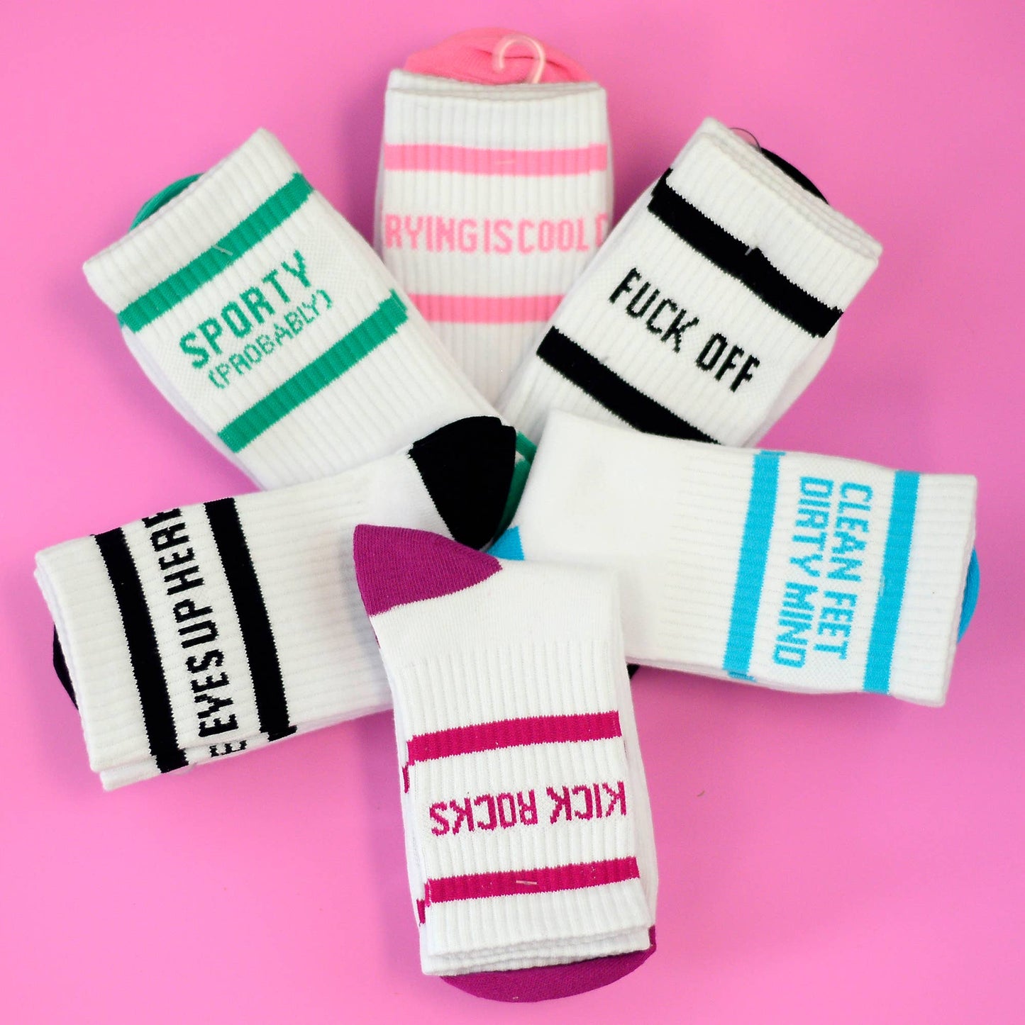 Funny Crew Length Socks