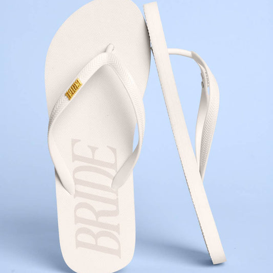 Bride Flip Flops