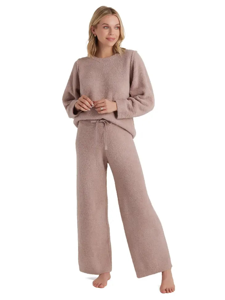 Marshmallow Crew Neck Lounge Top
