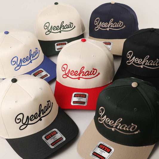 Yeehaw Western Script Embroidered Trucker Hat