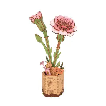 3D Wooden Flower Puzzles