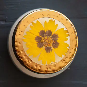 Petite Pressed Floral Candles