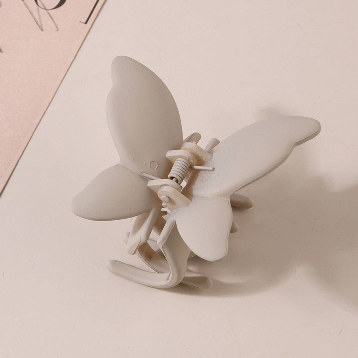 Matte Butterfly Hair Claw Clips