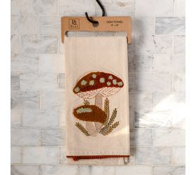 Fall Mushroom Tea Towel