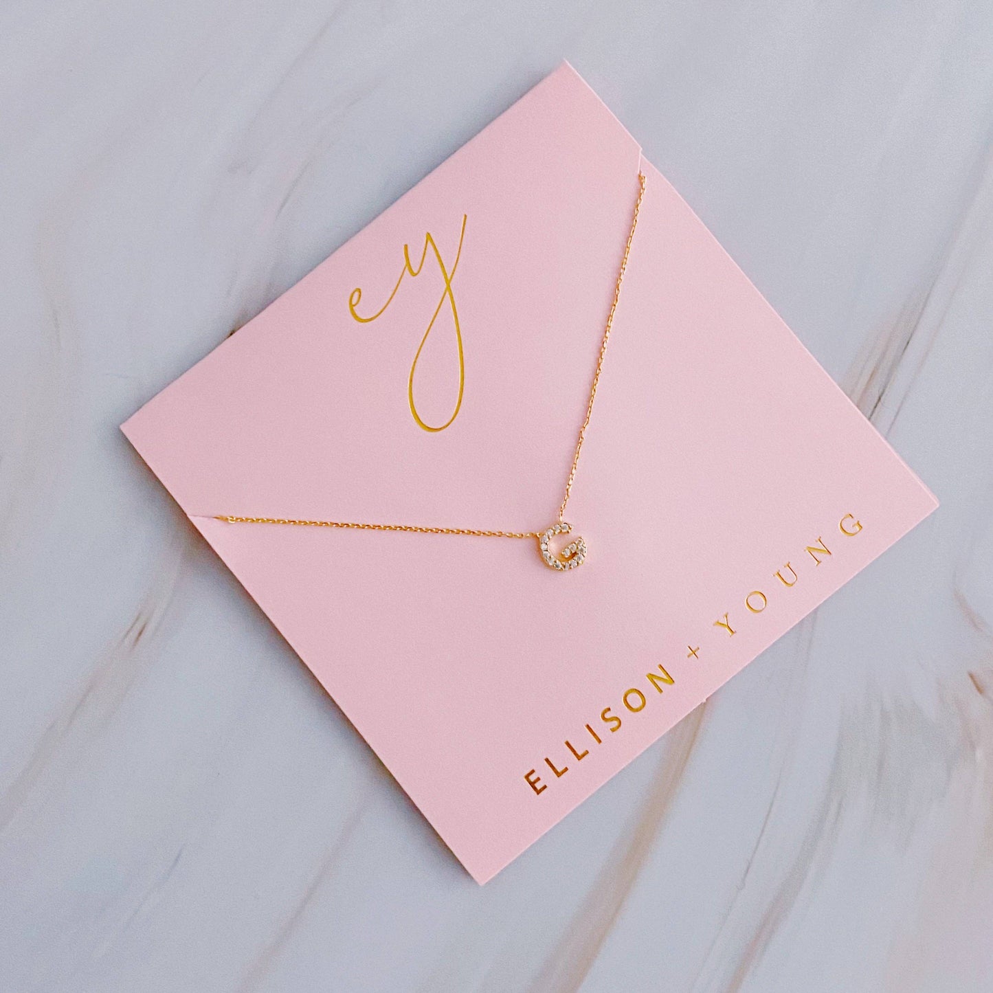 Understated Beauty Initial Necklaces