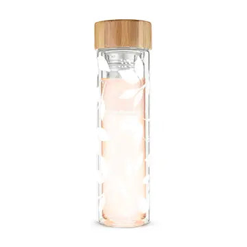 Insulated Glass Travel Mug w/ Infuser