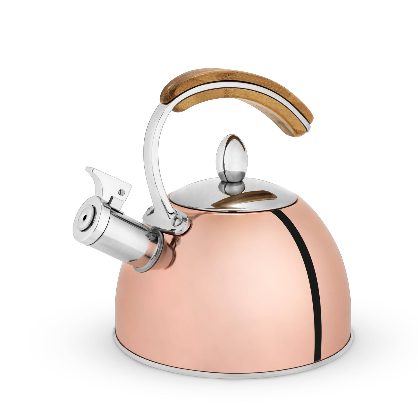 Presley Rose Gold Classic Whistling Tea Kettle