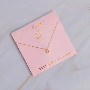 Understated Beauty Initial Necklaces
