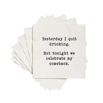 Funny Cocktail Napkins
