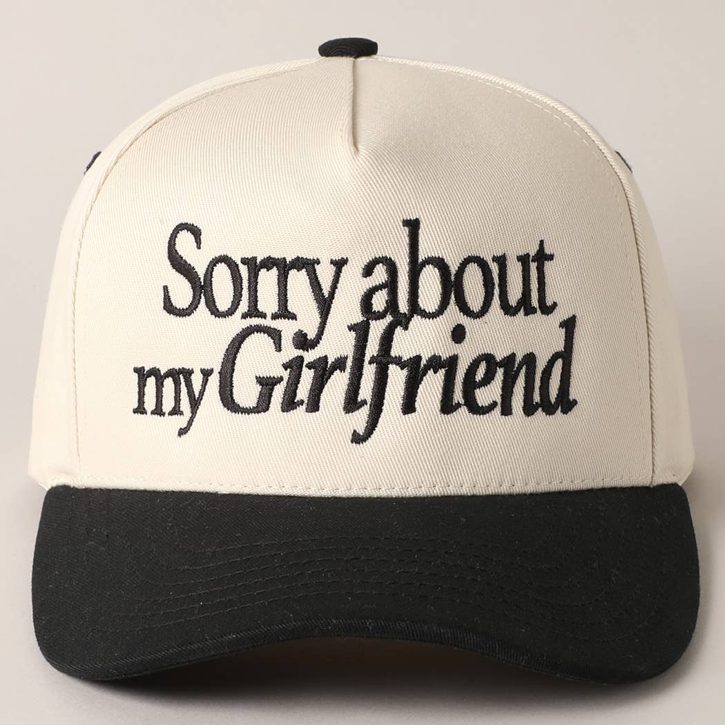 Sorry about my Girlfriend/Boyfriend Trucker Hat