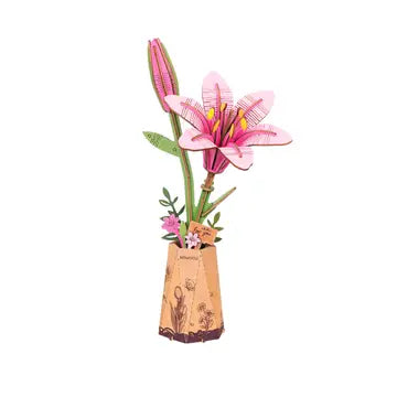3D Wooden Flower Puzzles