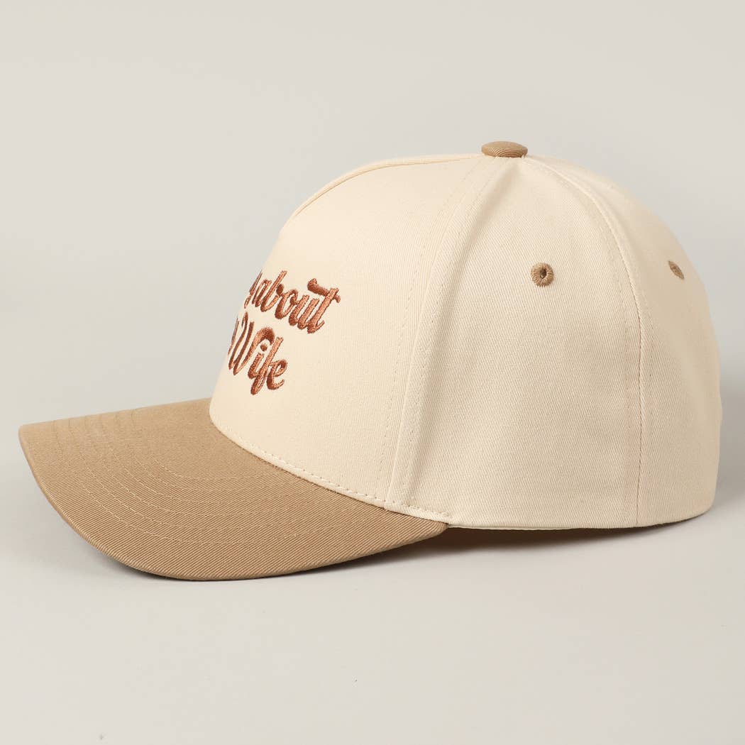 Sorry About My Wife / Husband Embroidered Hat