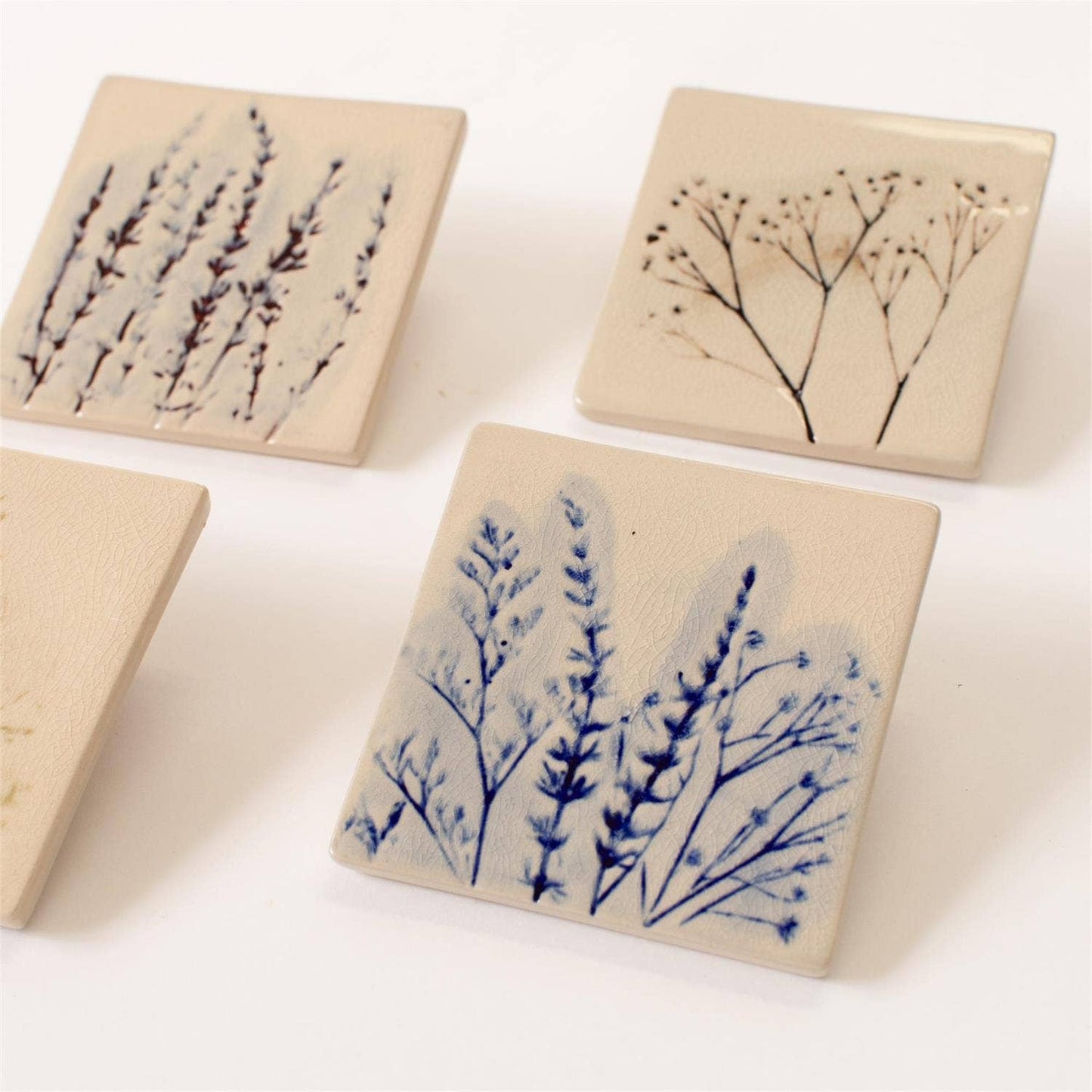 Pressed Wildflower Coasters