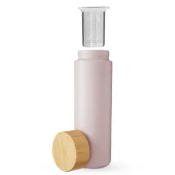 Double-Walled Ceramic Travel Mug w/ Infuser