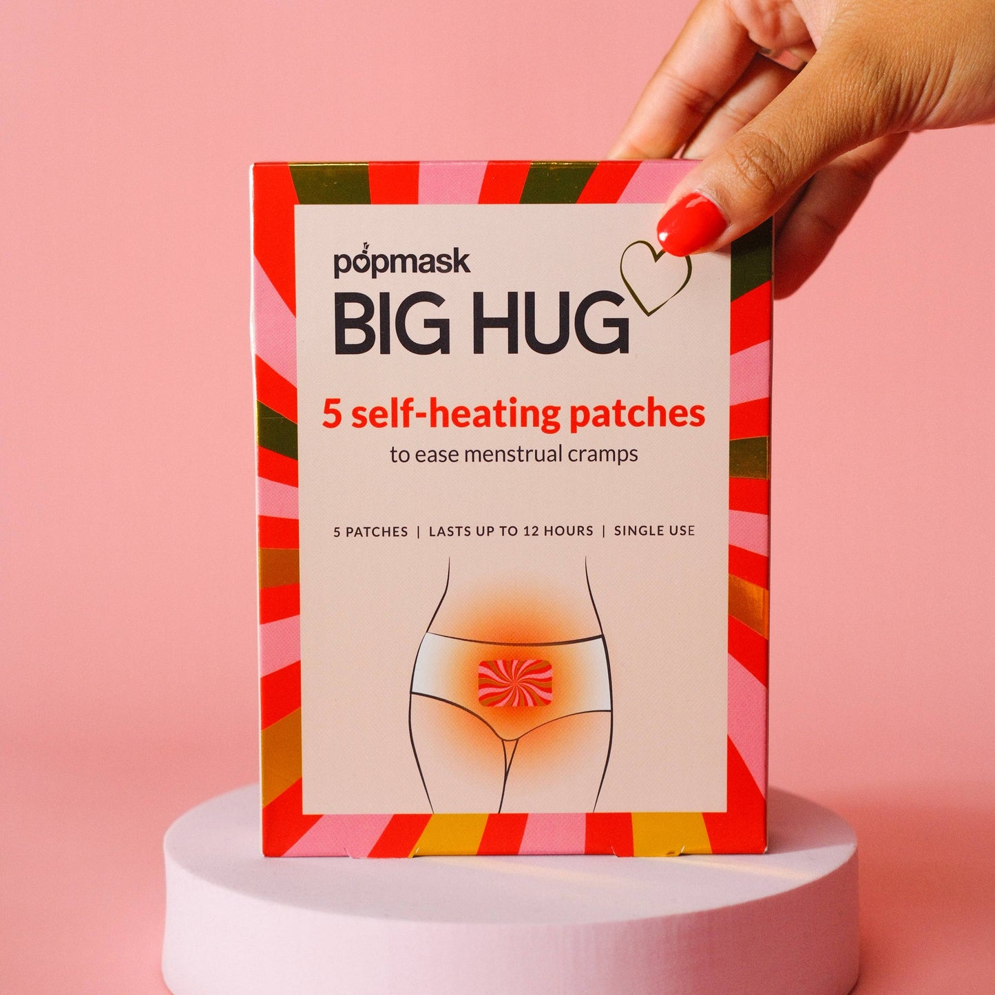 Big Hug Self Heating Menstrual Cramp Relief Patches