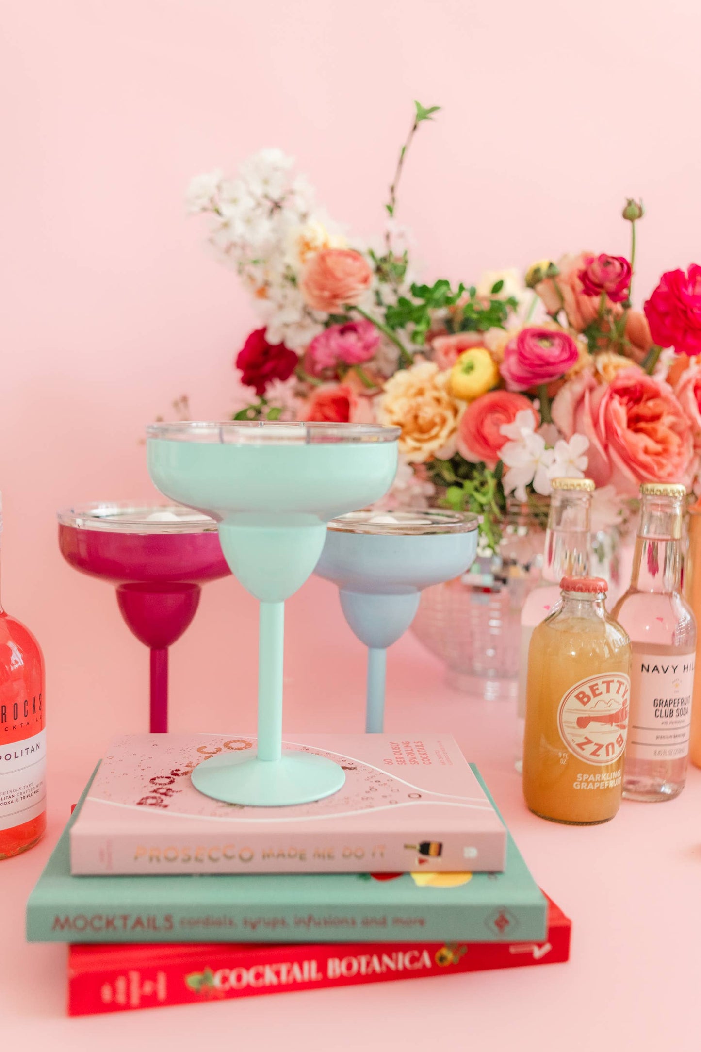 Margarita Glasses w/ Lid