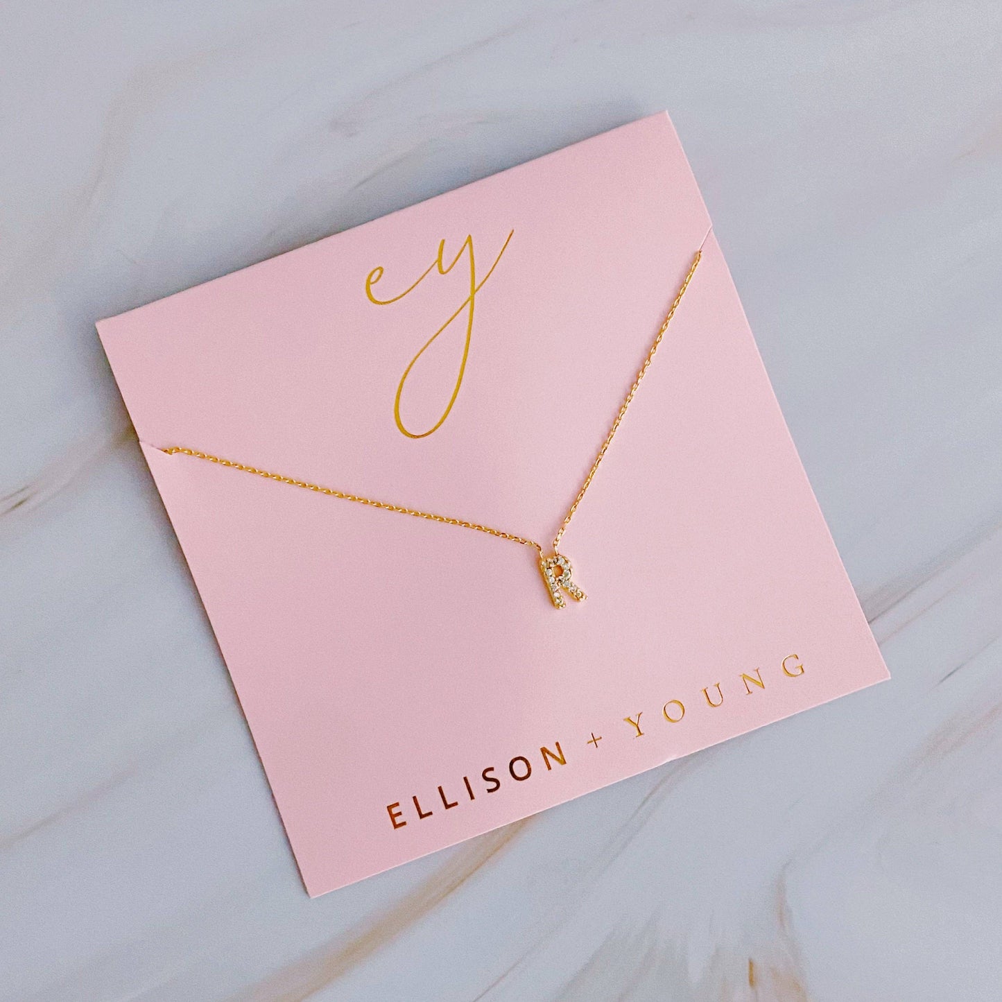 Understated Beauty Initial Necklaces