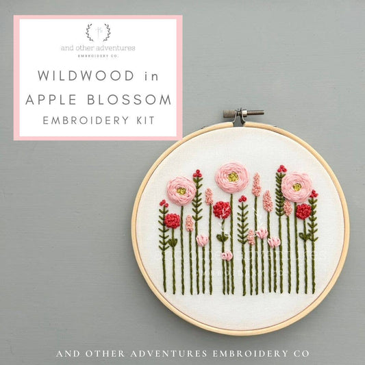 Wildwood in Apple Blossom Embroidery Kit