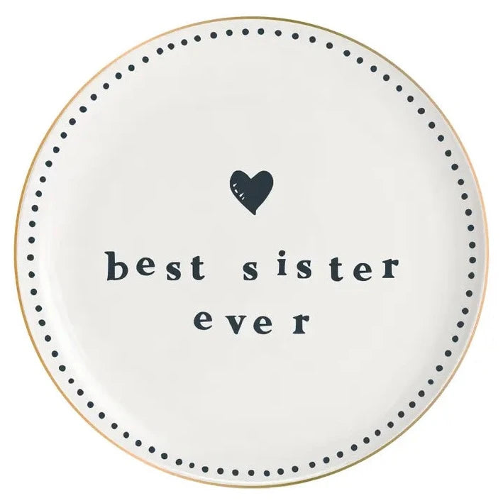 Best Sister Ever Trinket Dish