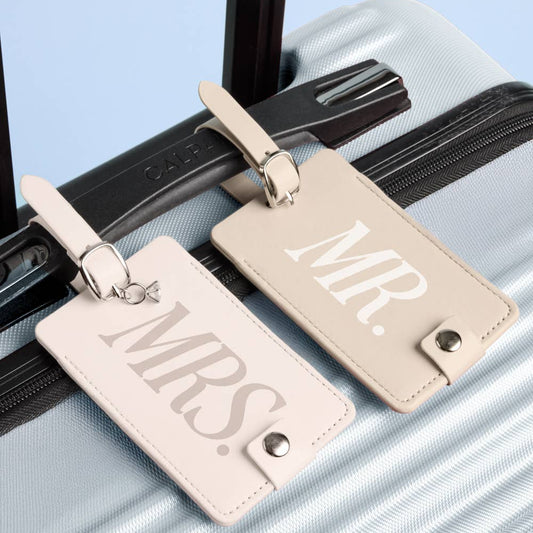 Mr And Mrs Luggage Tags