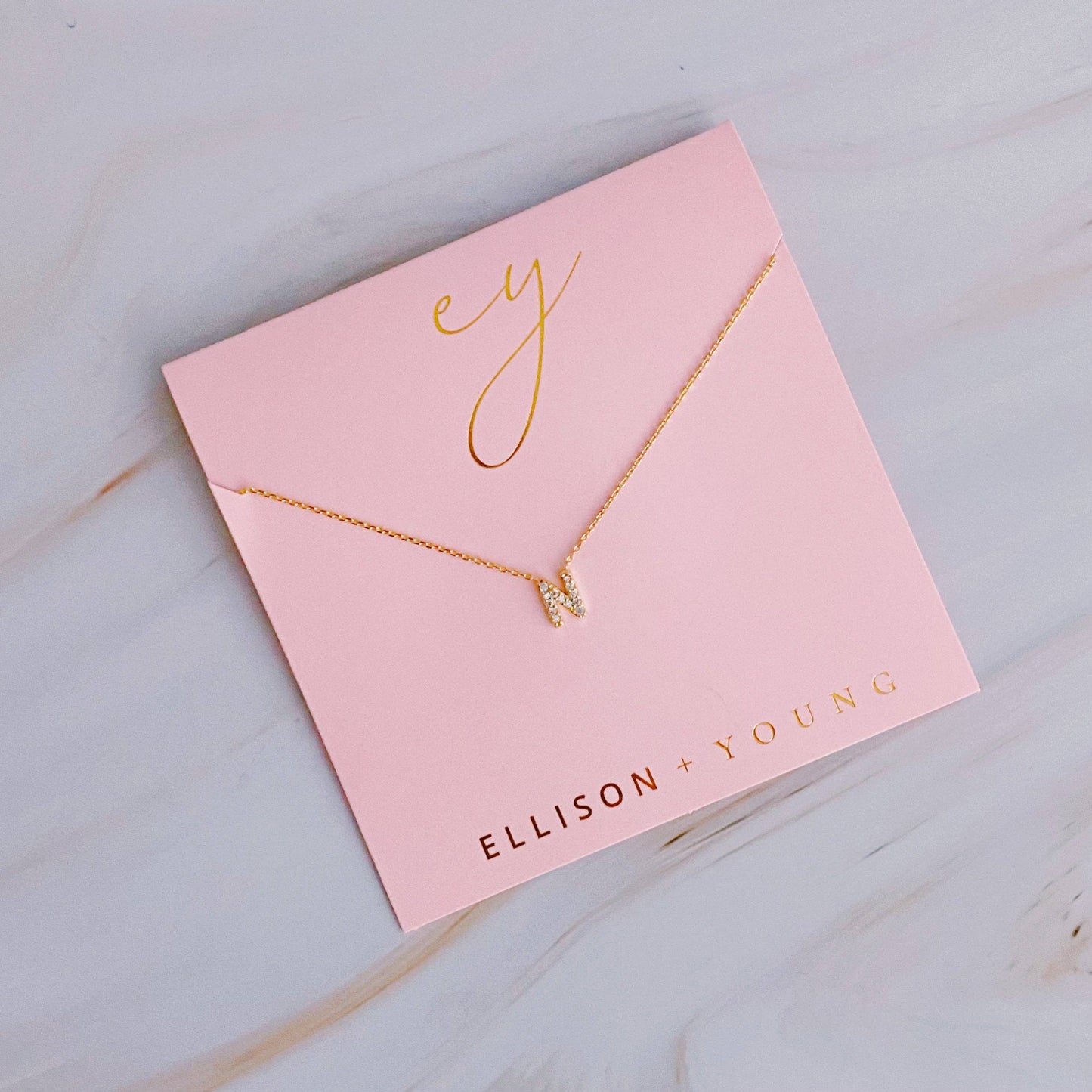 Understated Beauty Initial Necklaces