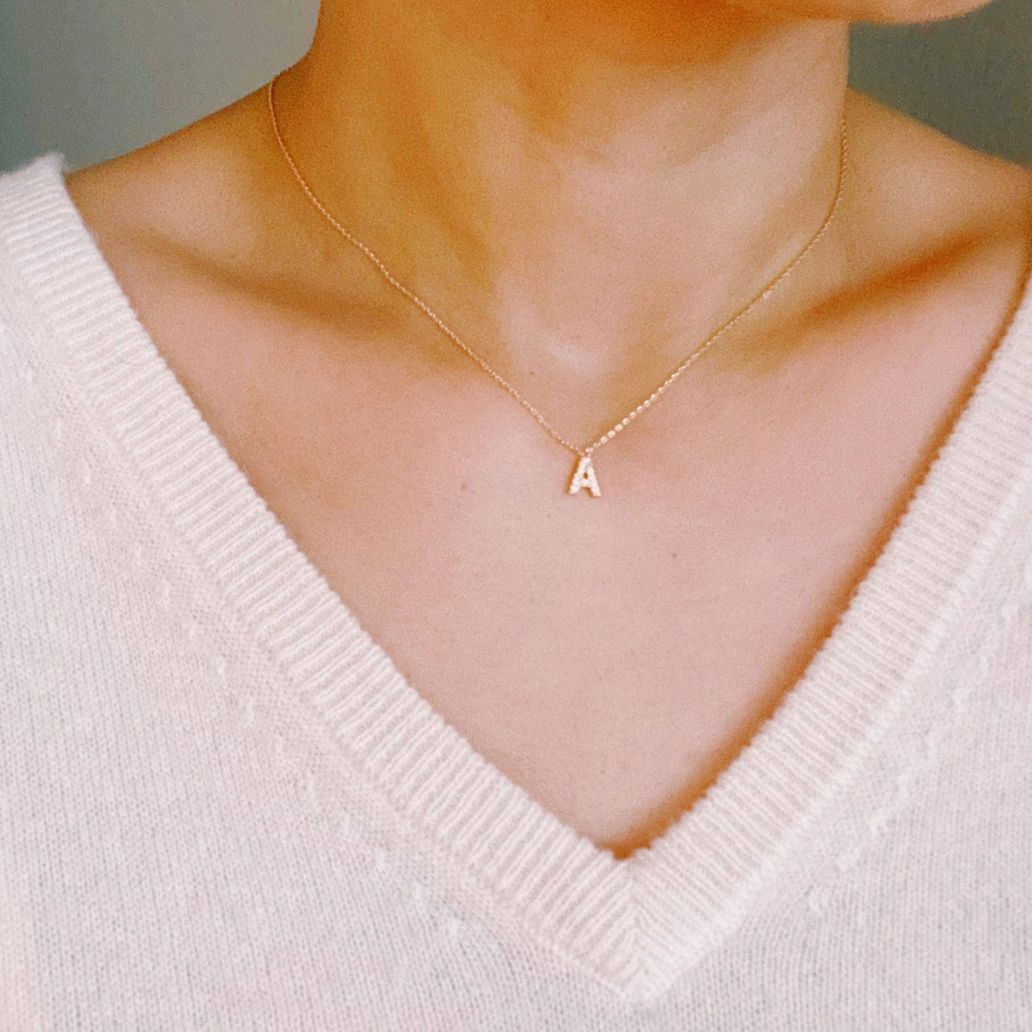 Understated Beauty Initial Necklaces