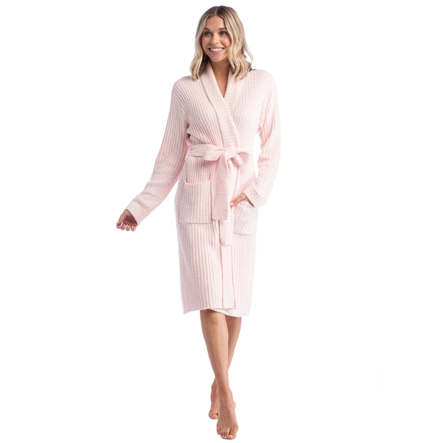 Marshmallow Rib Wrap Robe