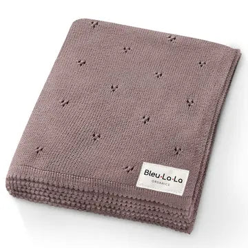 Cotton Pointelle Swaddle Blanket