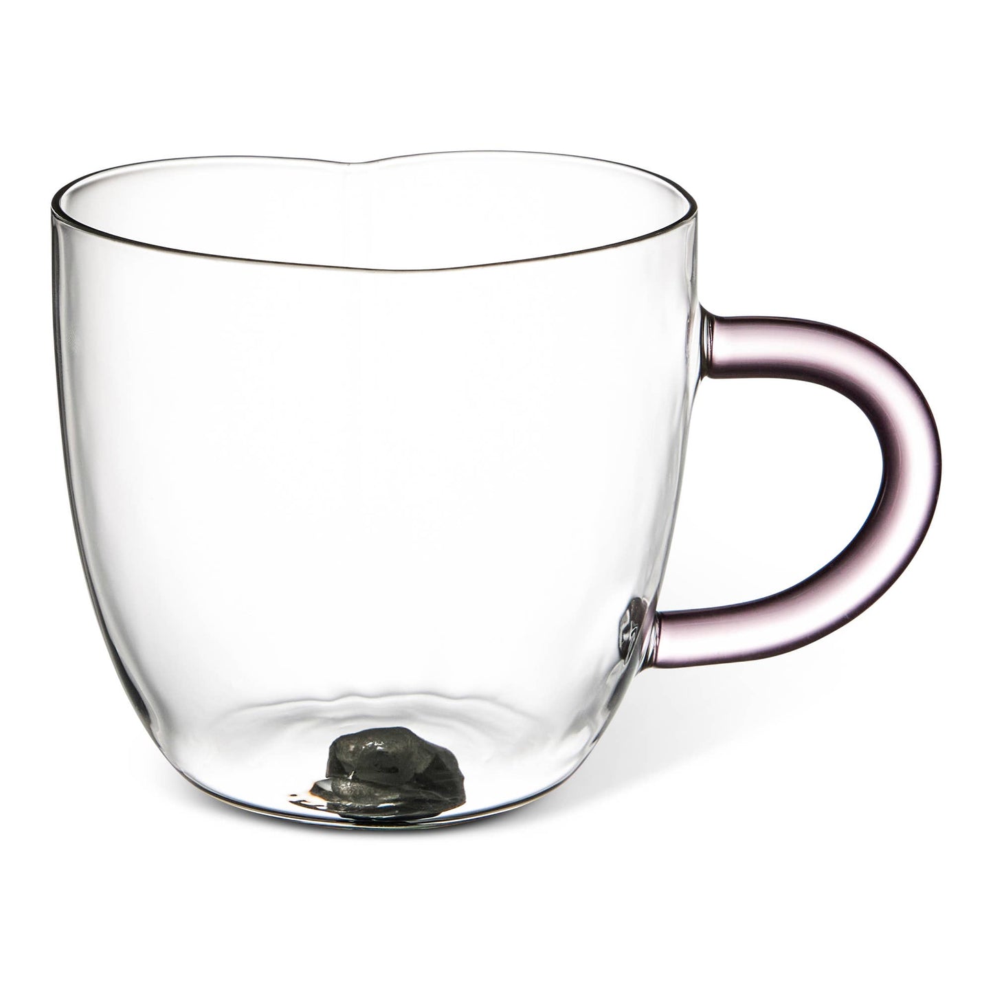 Heart Shaped Glass Mug