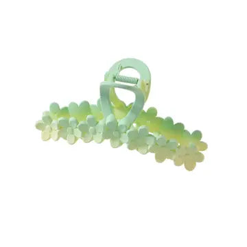 Gradient Flower Claw Clip