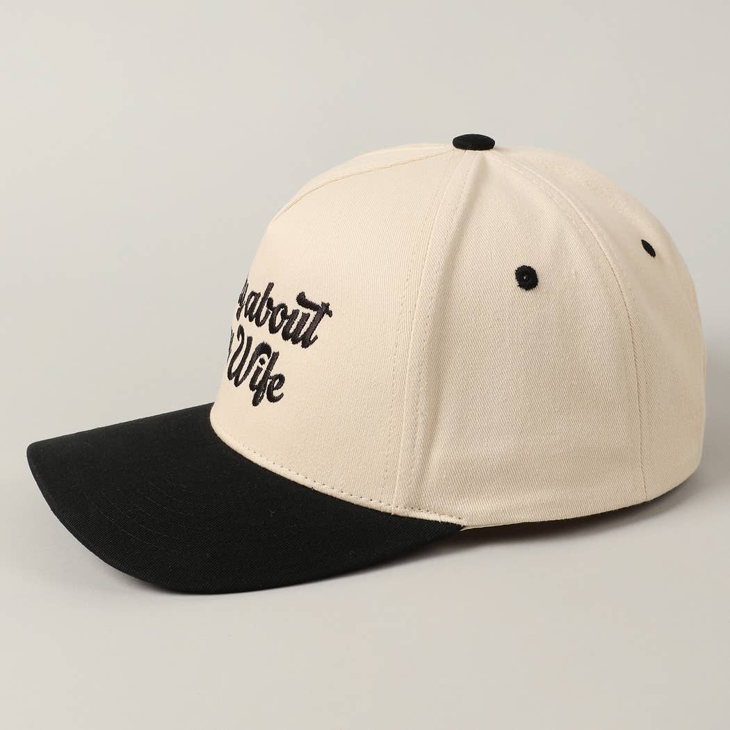 Sorry About My Wife / Husband Embroidered Hat