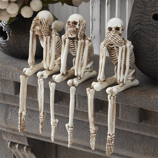 See, Hear, Speak No Evil Skeletons