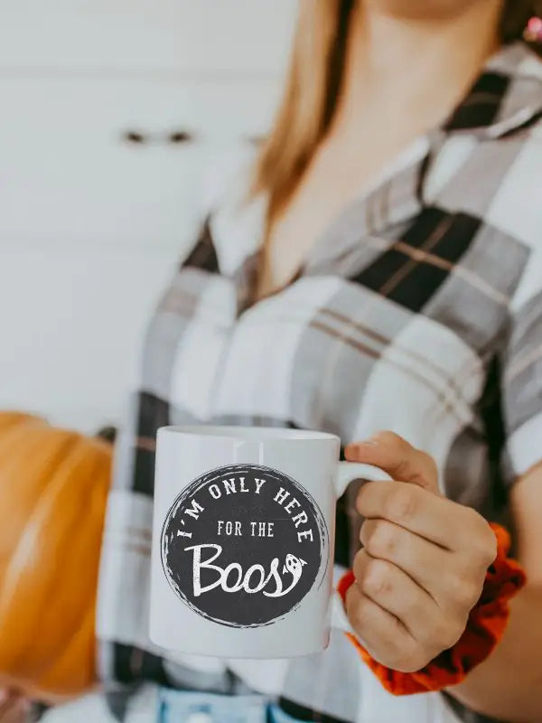 Here For the Boos Halloween Mug