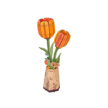 3D Wooden Flower Puzzles