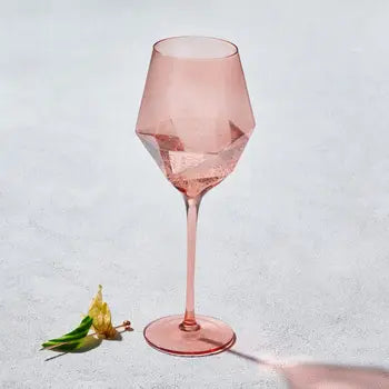 Geometric Sparkle Glassware Collection