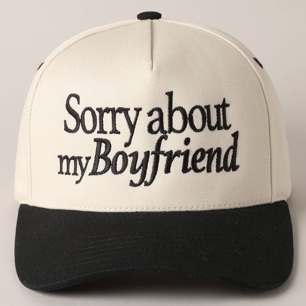 Sorry about my Girlfriend/Boyfriend Trucker Hat