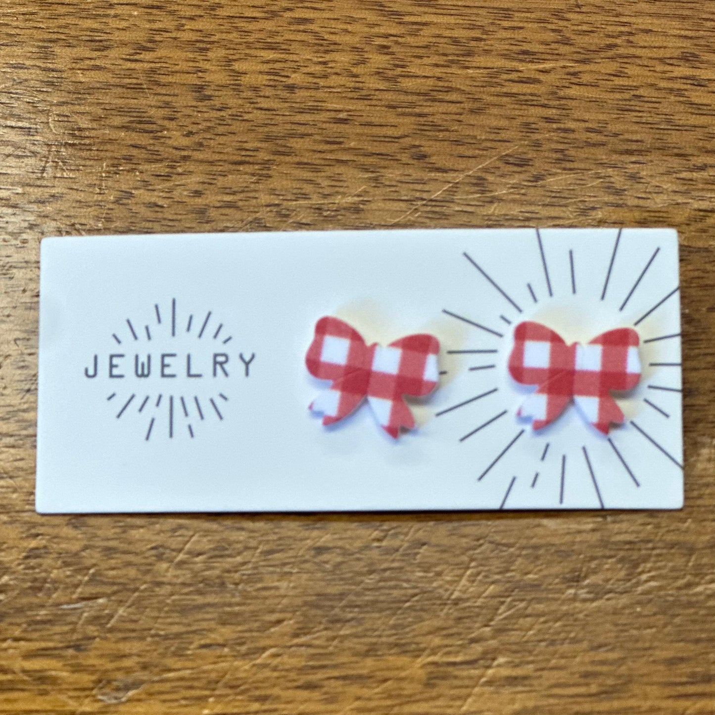 Holiday Bow Stud Earrings