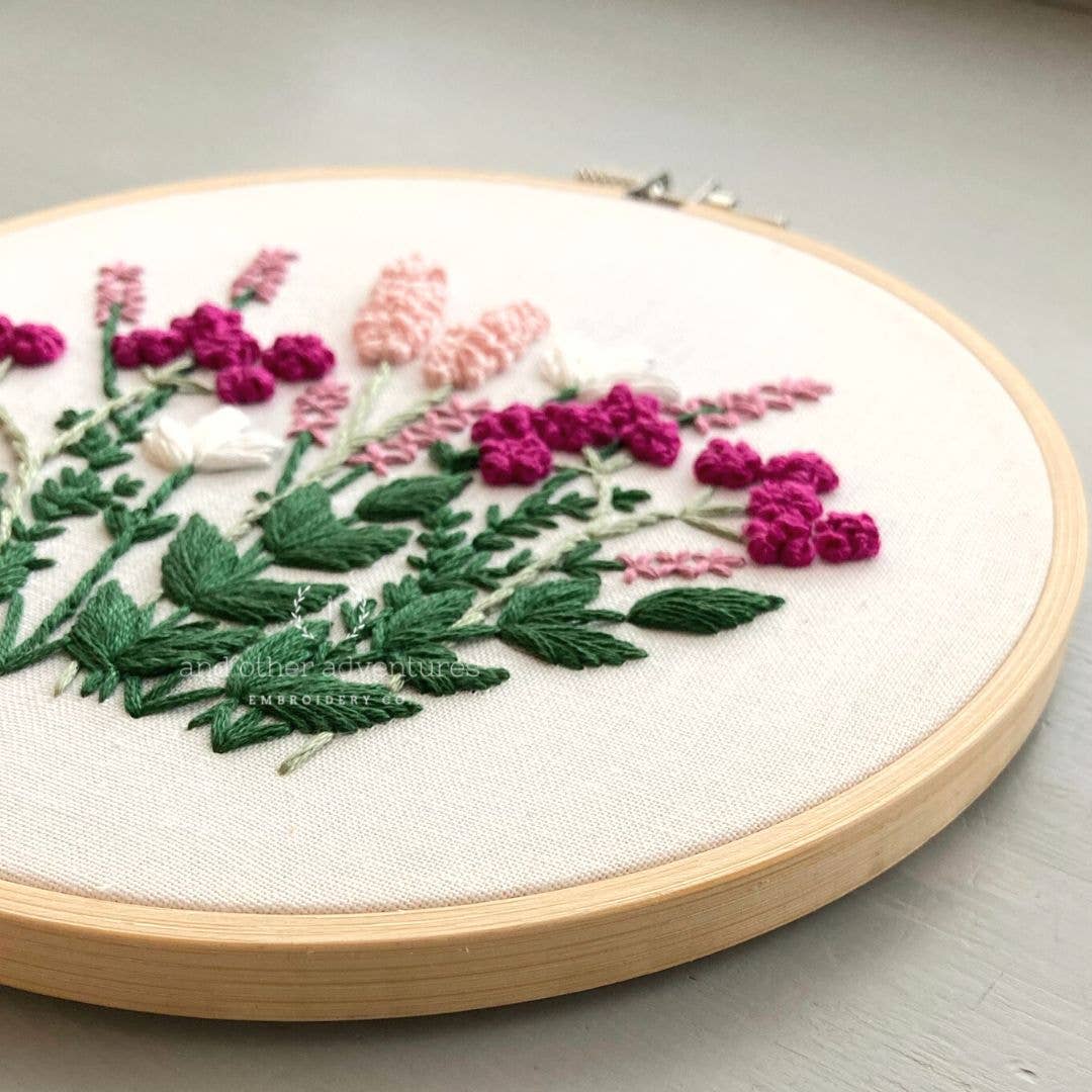 Fuschia Daydream Embroidery Kit