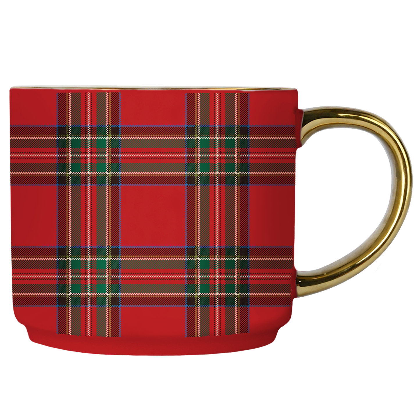 Red Plaid Coffee Mug