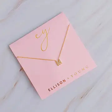 Understated Beauty Initial Necklaces