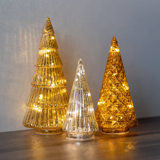 Assorted LED Glass Trees