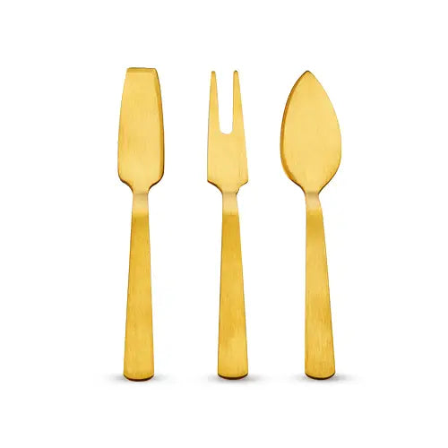 Gold Cheese Knife Set