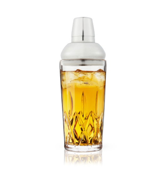 Admiral Crystal Cocktail Shaker w/ Built-in Strainer