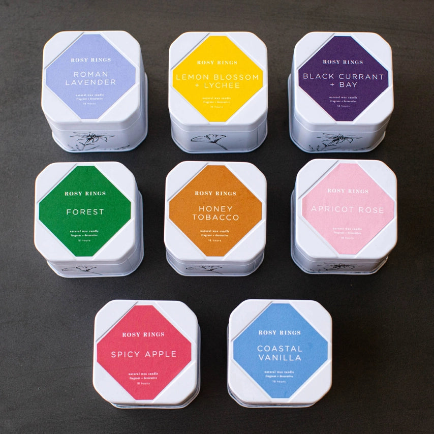 Travel Tin Botanical Candles
