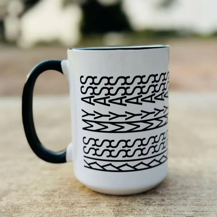 Sassy Tire Track Mugs