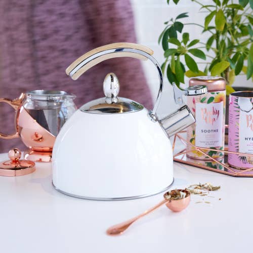 Presley Rose Gold Classic Whistling Tea Kettle