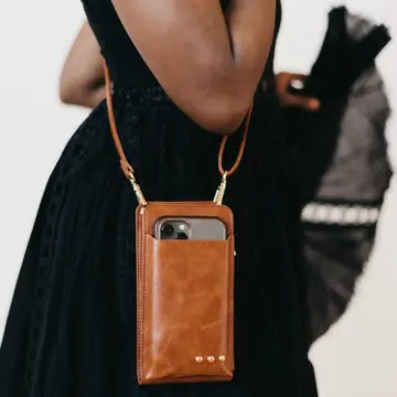 Double Duty Leather Phone Bag