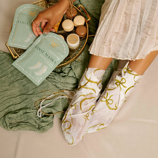 Holiday Foot Mask w/ Palo Santo & Peppermint