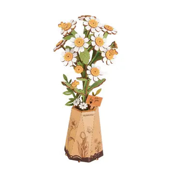3D Wooden Flower Puzzles